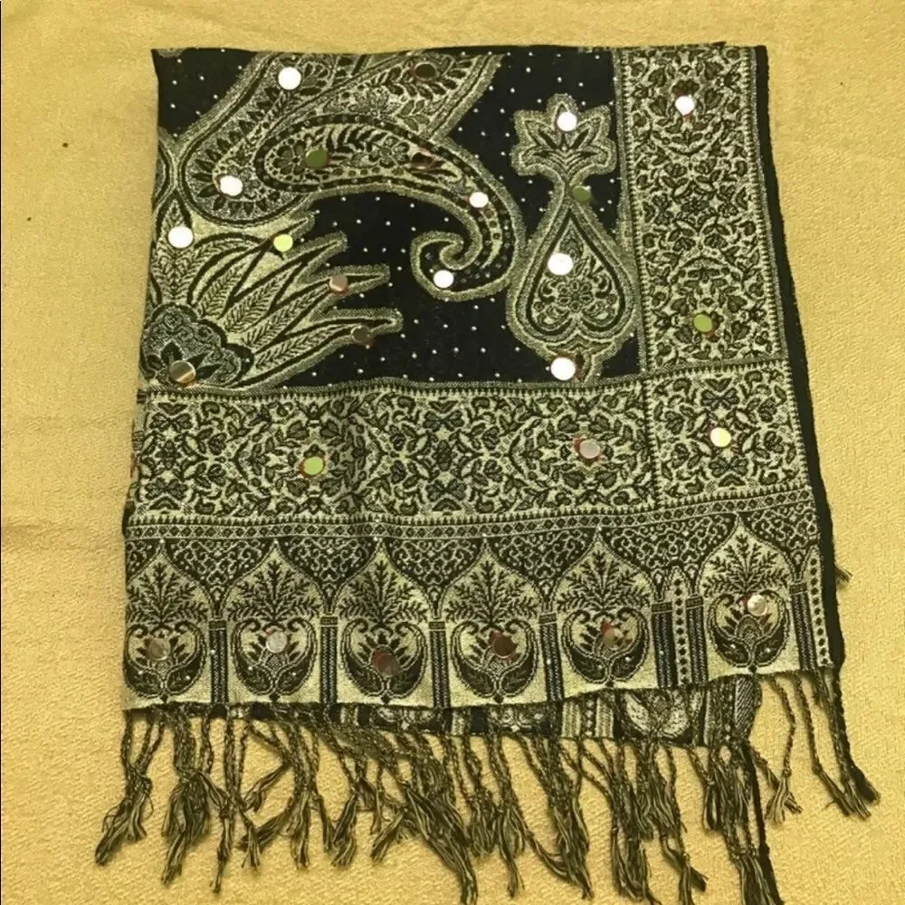 Scarf w/mirror